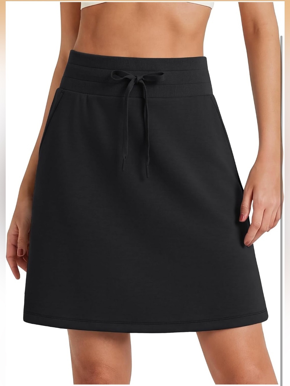 Casual Skirt A-Line Drawstring Modal Soft Stretch A-Line Drawstring 2184/bb4-1
